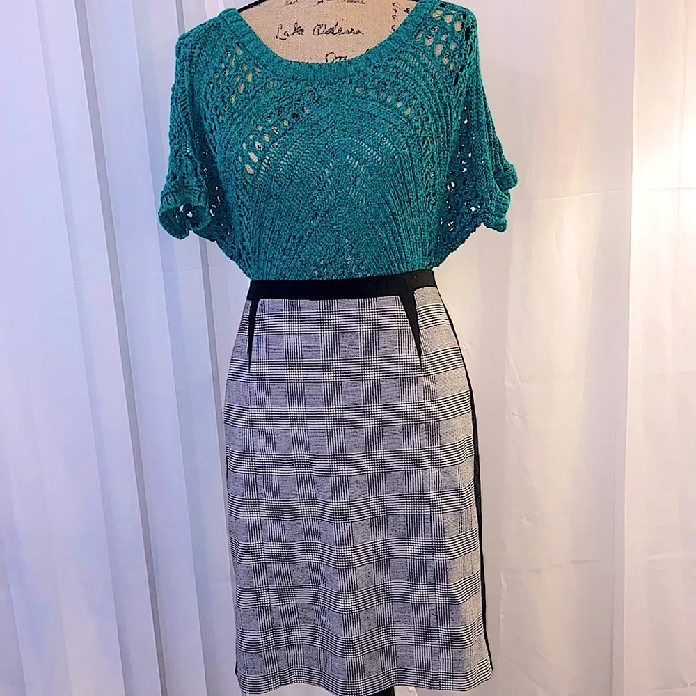 Express Emerald Chunky Open Knit Batwing Sweater XS